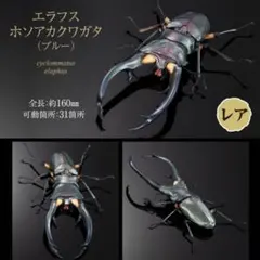 いきもの大図鑑アドバンス　クワガタ02 エラフスホソアカクワガタ（ブルー）