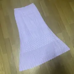 ロペピクニック　レースニットロングスカート