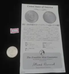 1964年】ケネディハーフダラー銀貨 フランクリンミント社保証 - メルカリ