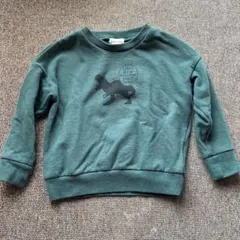 2/15に寄付処分予定　branshes 恐竜プリント トレーナー　100