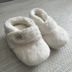 UGG ファーストシューズ ホワイト グレー