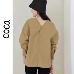 新品 coca 前後2WAYハリ感ブラウス