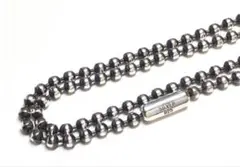 New 燻し加工 ボールチェーン ネックレス 925 シルバー 60㎝ - メルカリ