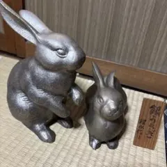 鹿モチーフ シルバーカラー 置物 2個セット - メルカリ