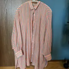 チャオパニック ストライプ長袖シャツ