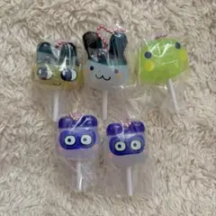 たまごっち　カラフルキャンディチャーム　5点