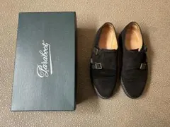 【Paraboot（パラブーツ）】ダブルモンクブラックスウェードWilliam
