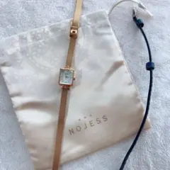 NOJESS ノジェス　腕時計　イエローゴールド ベルト　紺　ウォッチ　ダイヤのサムネイル