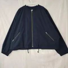 ネイビー ブルゾン