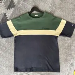 Champion カラー ブロック Tシャツ L