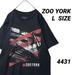 ズーヨーク ZOOYORK Tシャツ スケーター ニューヨーク グラフィック 黒のサムネイル