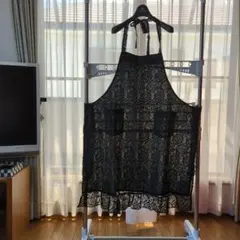 黒レースエプロン