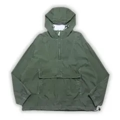 古着 90s old gap コットンアノラックパーカー 深緑
