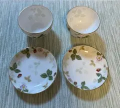 WEDGWOOD WILD STRAWBERRY ジャパニーズティーカップセットのサムネイル