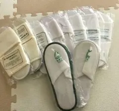 【新品未使用】使い捨てスリッパ10足セット