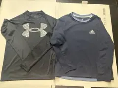 Under Armour & adidas 長袖Tシャツ 2枚セット130のサムネイル
