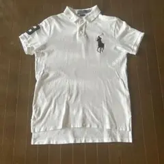 (美品)ラルフローレン　BIGポニー ポロシャツ 白 Lのサムネイル