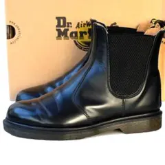ドクターマーチン チェルシーブーツ UK6 2976 サイドゴアブーツ 黒