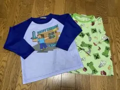 Minecraft マイクラ マインクラフト長袖 120cm