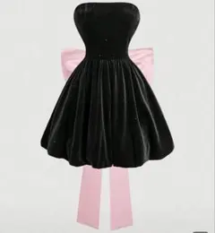 【shein】ミニ ドレス　ホカンス　ベロア