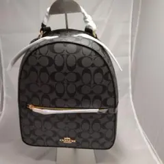 【新品未使用】COACH リュックサック シグネチャー バックパック ブラックのサムネイル