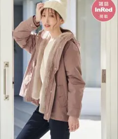 ikka　ライナー付き3WAYマウンテンパーカー