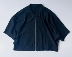 エディション edition ジップアップブルゾン ブラック