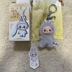 【正規品】 ラブブ ぬいぐるみ アルファベット PIN FOR LOVE C