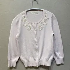 Début de Fiore （デビュードフィオレ）　刺繍花柄カーディガンのサムネイル