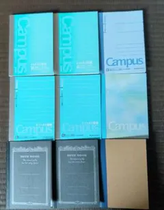 KOKUYO Campus 他 ミニノート A7サイズ 9冊セットのサムネイル