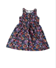 H&M 花柄ノースリーブワンピース マルチカラー キッズ