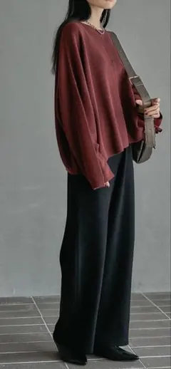 12ゲージZIPワイドスリーブプルオーバー