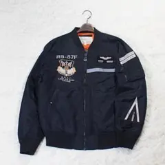 リ*ス様 【入手困難美品】AVIREXMA-1 Black Knights カー Amazon | (アビレックス) Avirex MA-1 ブラックナイツ 6152158-51-M