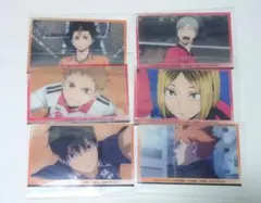 ハイキュー!! ゴミ捨て場の決戦 DVD特典 クリアカード 6点セット
