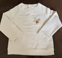 Chloe 星と虹刺繍 トレーナー 100cm