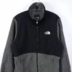 ノースフェイス　ポーラテック製　デナリジャケット　ボアフリース　ロゴ　グレー　M