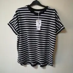 BACK NUMBER 半袖ボーダーTシャツ Mサイズ