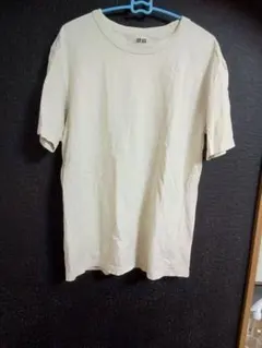 UNIQLO U ベージュ Tシャツ Lサイズ