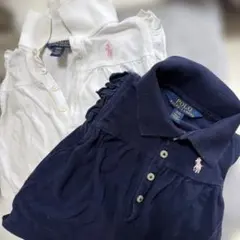 Polo Ralph Lauren ワンピース 2/2T ネイビー