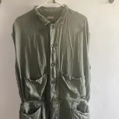 キャピタル kapital つなぎ　オールインワン　モスグリーン