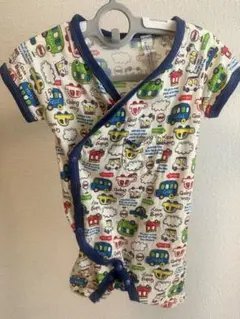 ベビーロンパース　車柄　60-70サイズ