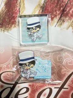 名探偵コナン 怪盗キッド ミニキャラキッチン お名前バッジ アクリルブロック