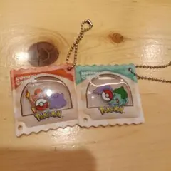 ポケモン コメダ 豆菓子風チャーム 2個セット (ヒトカゲ・フシギダネ)