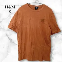 即購入OK❣️H&M【S】オレンジ 半袖 コットン100% ユニセックス 春夏秋