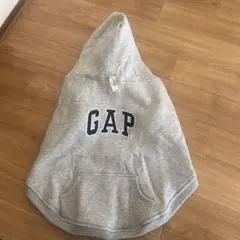 新品、未使用　GAP 犬用フード付きパーカー Lサイズ グレー