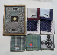 メンズブランドハンカチ まとめ売り Rudolph Valentino 等 9枚