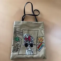 スパンコールデザイン　トートバッグ