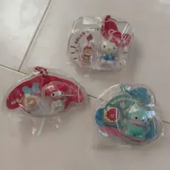 サンリオキャラクターズ パッケージチャーム　キティ・マイメロ・ハンギョドン