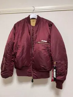 【Mサイズ】【希少色ボルドー】【アルファ✖エクストララージ】【MA-1】 美品】【Mサイズ】【希少色ボルドー】【アルファ✖エクストラ