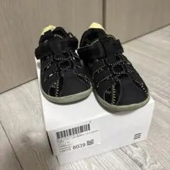 IFME BAY LOW サンダル 17.0cm ブラック/イエロー